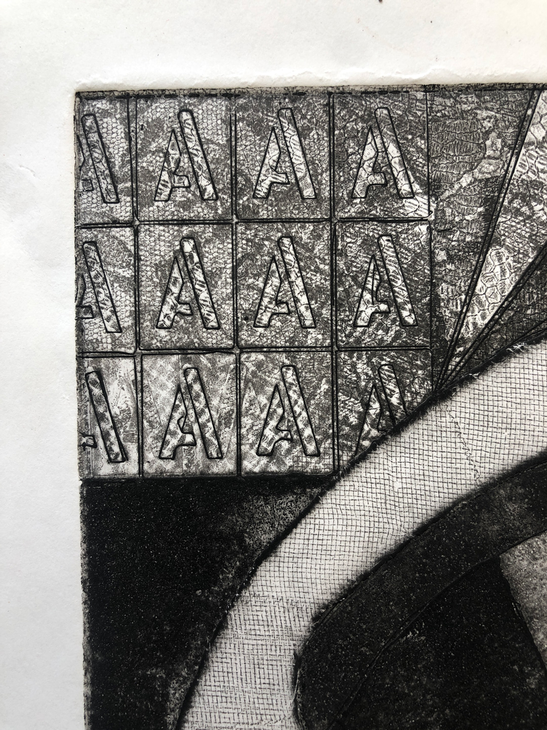 'Alright' Intaglio Print - Artist Proof #3 - Image 3