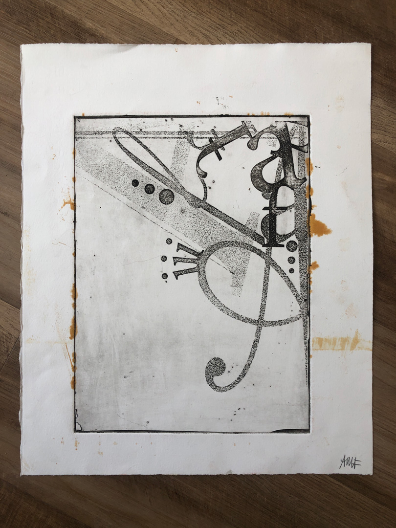 'A Hot Mess' Intaglio Print - Artist Proof - Image 3