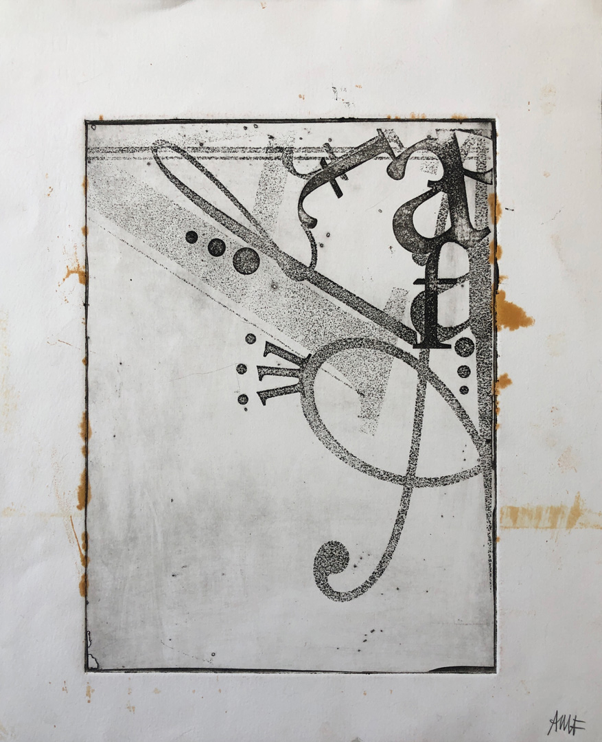 'A Hot Mess' Intaglio Print - Artist Proof