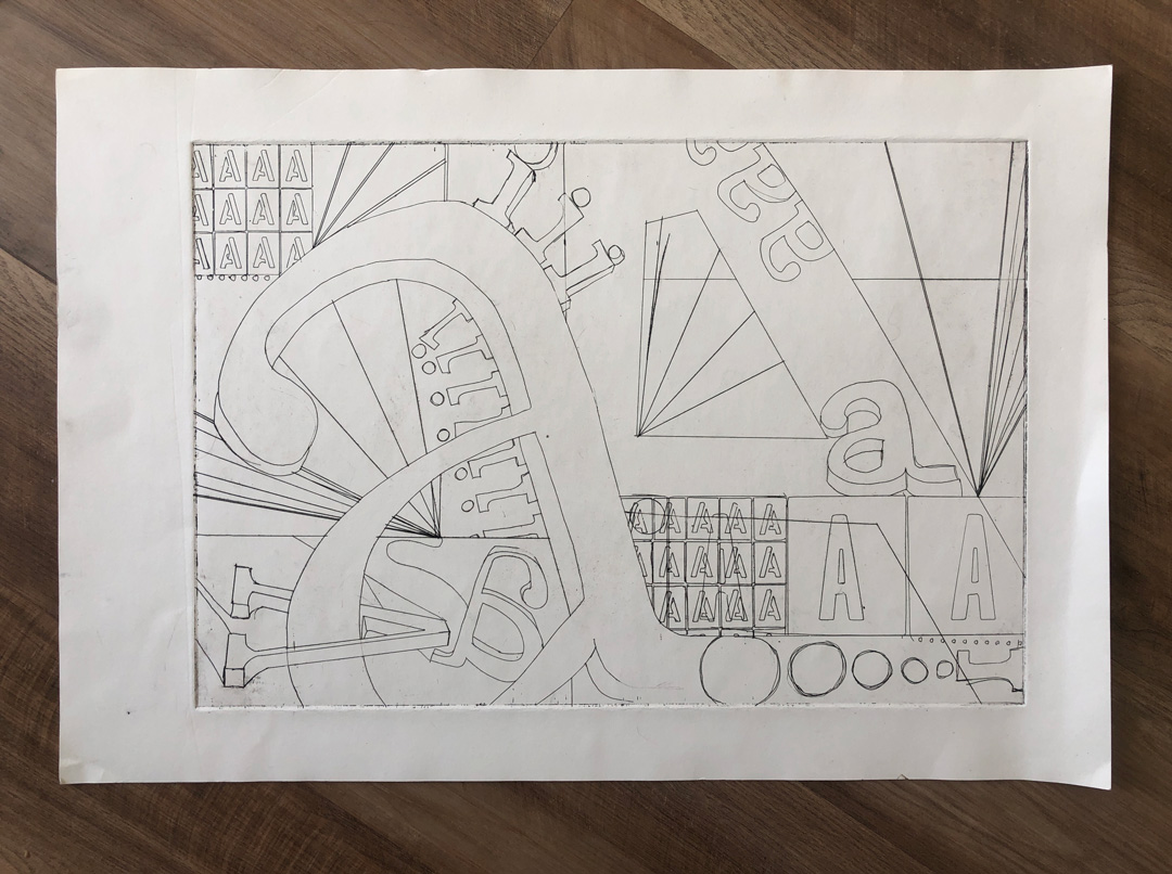 ‘Alright’ Intaglio Print – Artist Proof #1 - Image 2