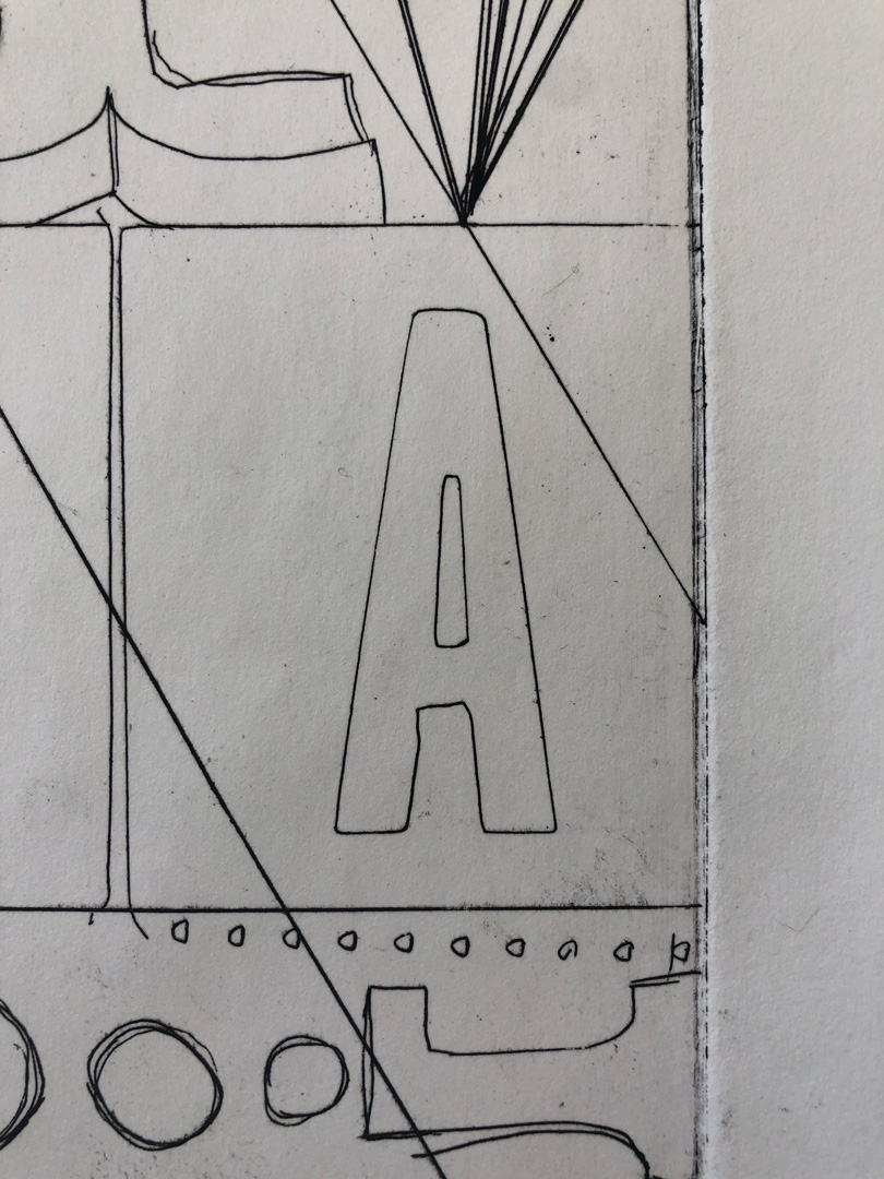 ‘Alright’ Intaglio Print – Artist Proof #1 - Image 4