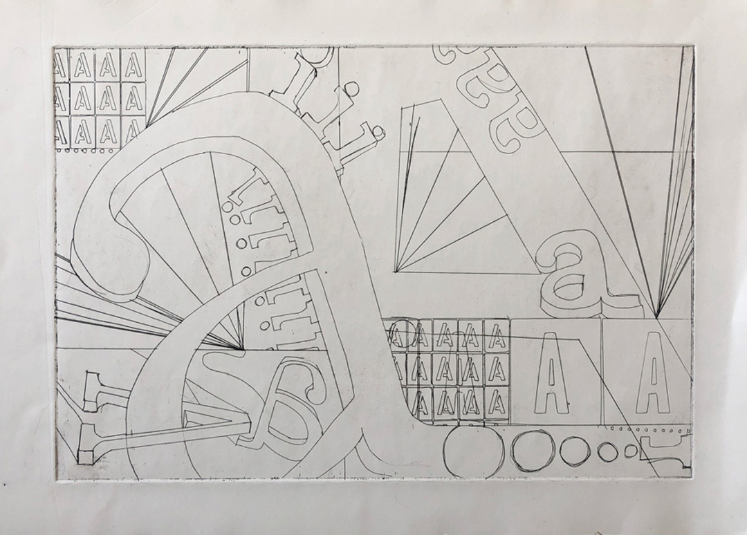 ‘Alright’ Intaglio Print – Artist Proof #1